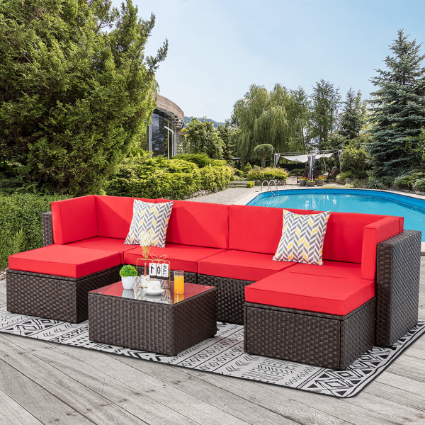 7 Piece Patio Furniture | Wayfair